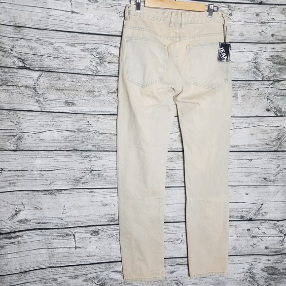 Jeans New Fashion Style 870-1 Ripped Jeans Size 30.Waist approx: 15 inches In - Picture 5 of 8